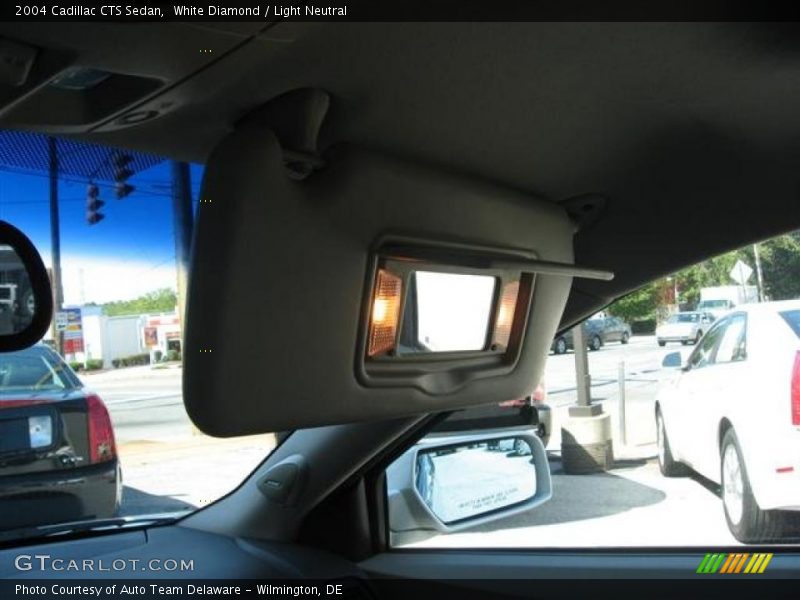 White Diamond / Light Neutral 2004 Cadillac CTS Sedan