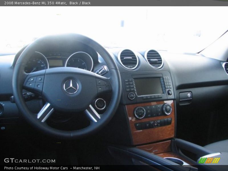 Black / Black 2008 Mercedes-Benz ML 350 4Matic