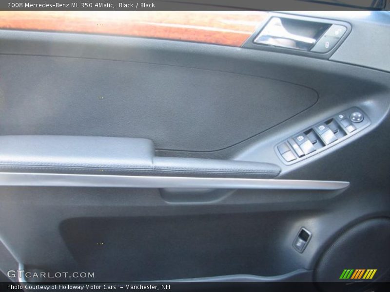 Black / Black 2008 Mercedes-Benz ML 350 4Matic