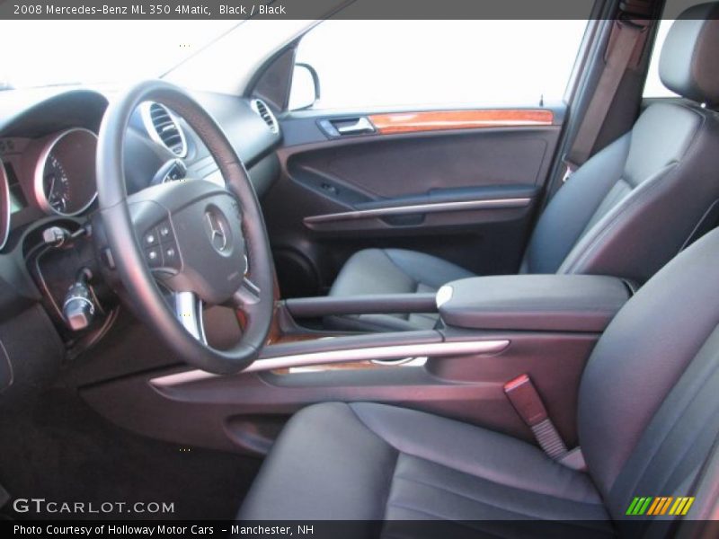 Black / Black 2008 Mercedes-Benz ML 350 4Matic