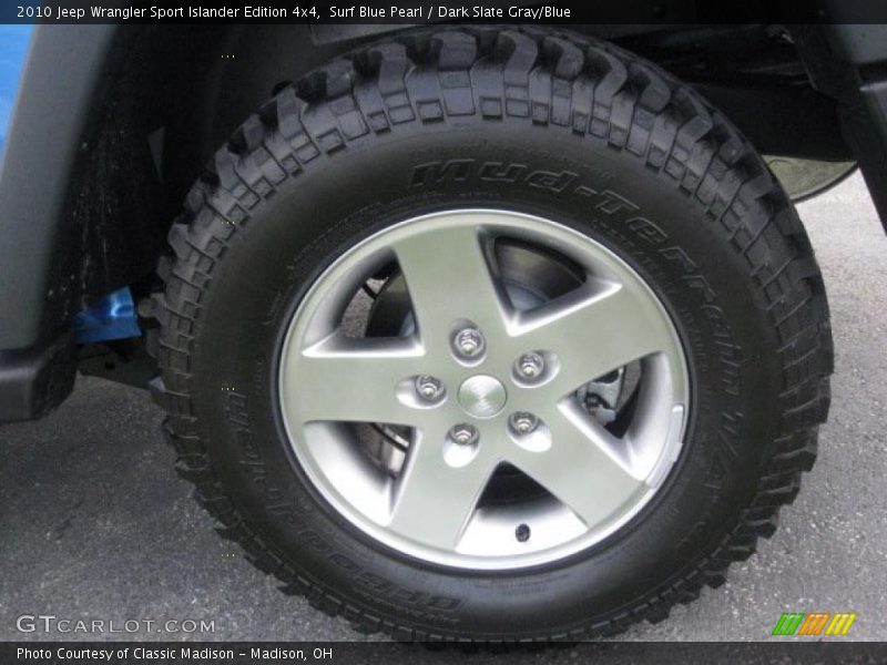 Surf Blue Pearl / Dark Slate Gray/Blue 2010 Jeep Wrangler Sport Islander Edition 4x4