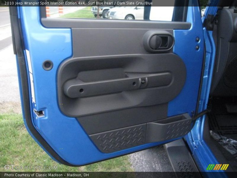Surf Blue Pearl / Dark Slate Gray/Blue 2010 Jeep Wrangler Sport Islander Edition 4x4