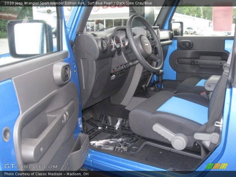 Surf Blue Pearl / Dark Slate Gray/Blue 2010 Jeep Wrangler Sport Islander Edition 4x4