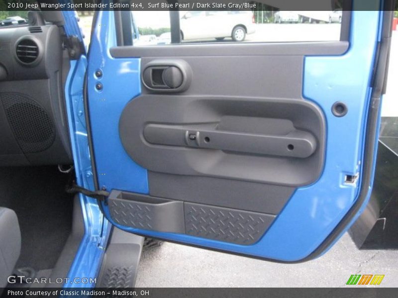 Surf Blue Pearl / Dark Slate Gray/Blue 2010 Jeep Wrangler Sport Islander Edition 4x4