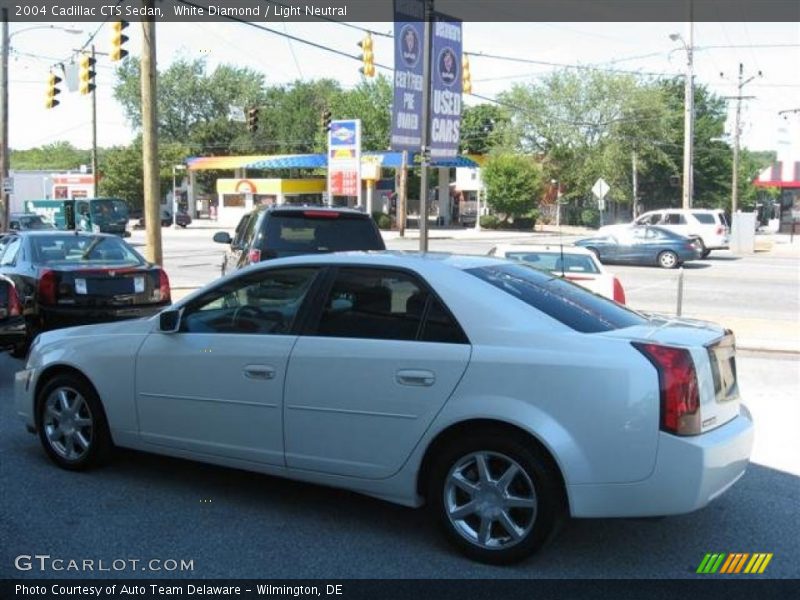 White Diamond / Light Neutral 2004 Cadillac CTS Sedan