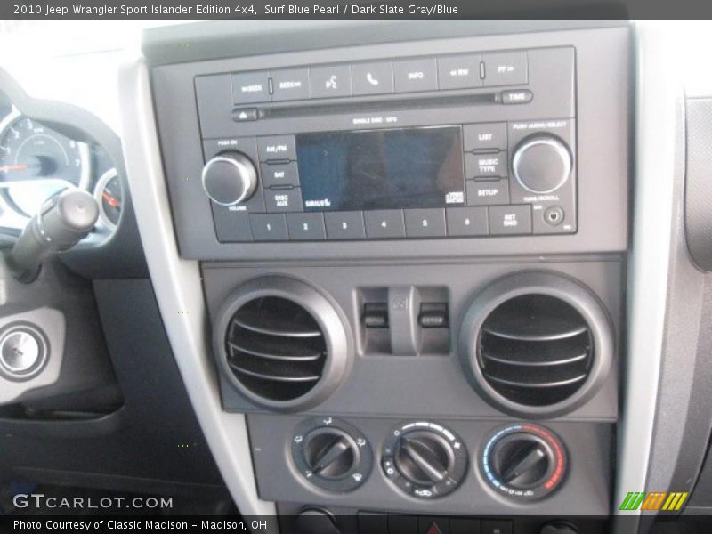 Surf Blue Pearl / Dark Slate Gray/Blue 2010 Jeep Wrangler Sport Islander Edition 4x4