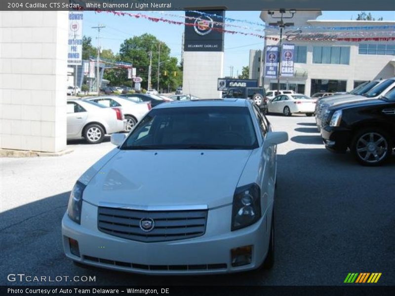 White Diamond / Light Neutral 2004 Cadillac CTS Sedan