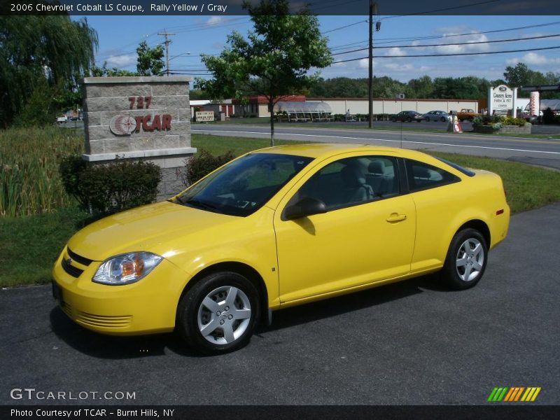 Rally Yellow / Gray 2006 Chevrolet Cobalt LS Coupe