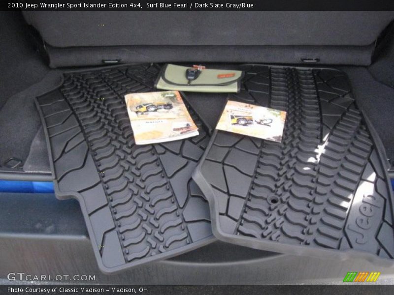 Surf Blue Pearl / Dark Slate Gray/Blue 2010 Jeep Wrangler Sport Islander Edition 4x4