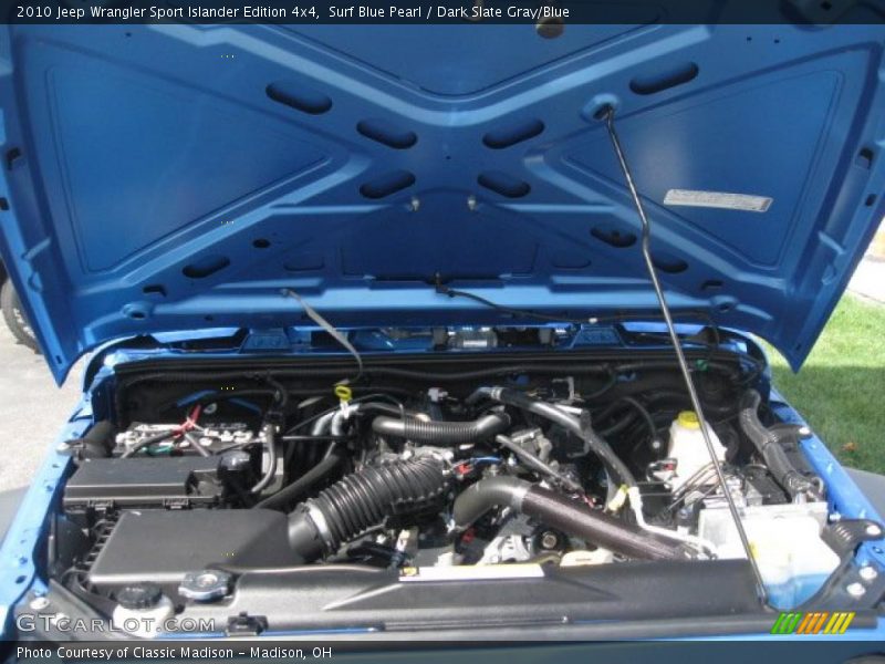Surf Blue Pearl / Dark Slate Gray/Blue 2010 Jeep Wrangler Sport Islander Edition 4x4