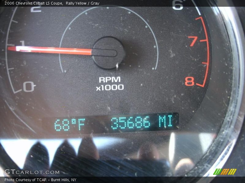 Rally Yellow / Gray 2006 Chevrolet Cobalt LS Coupe