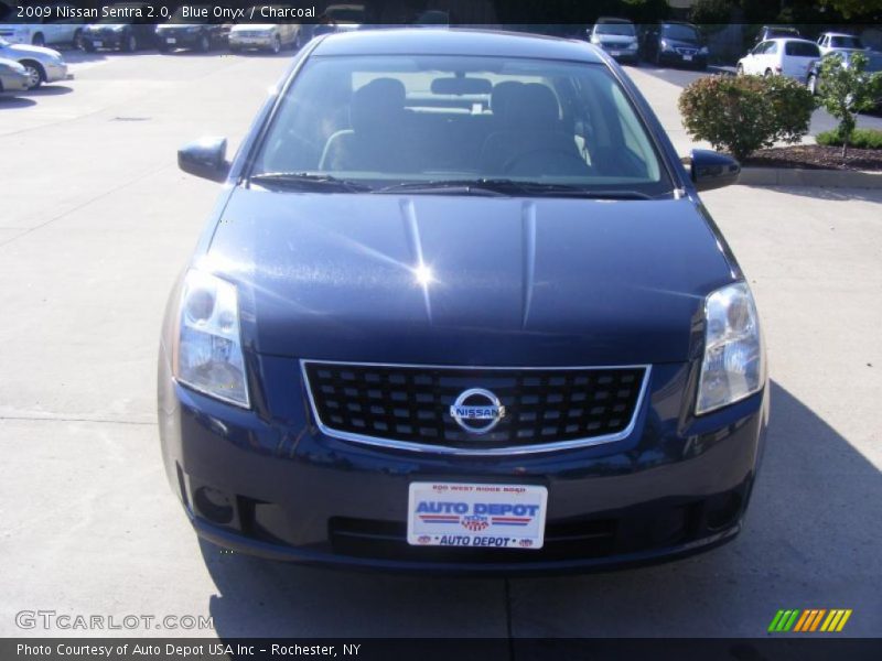 Blue Onyx / Charcoal 2009 Nissan Sentra 2.0