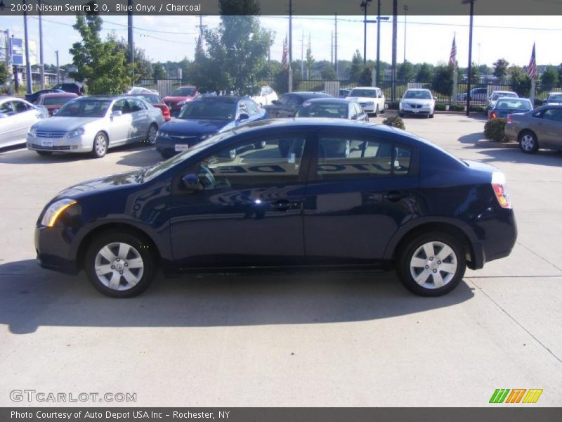 Blue Onyx / Charcoal 2009 Nissan Sentra 2.0