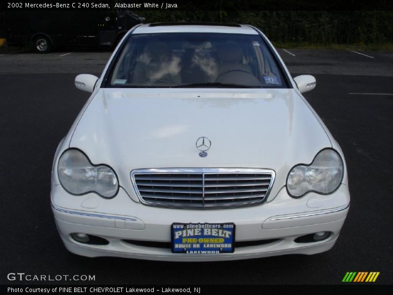 Alabaster White / Java 2002 Mercedes-Benz C 240 Sedan