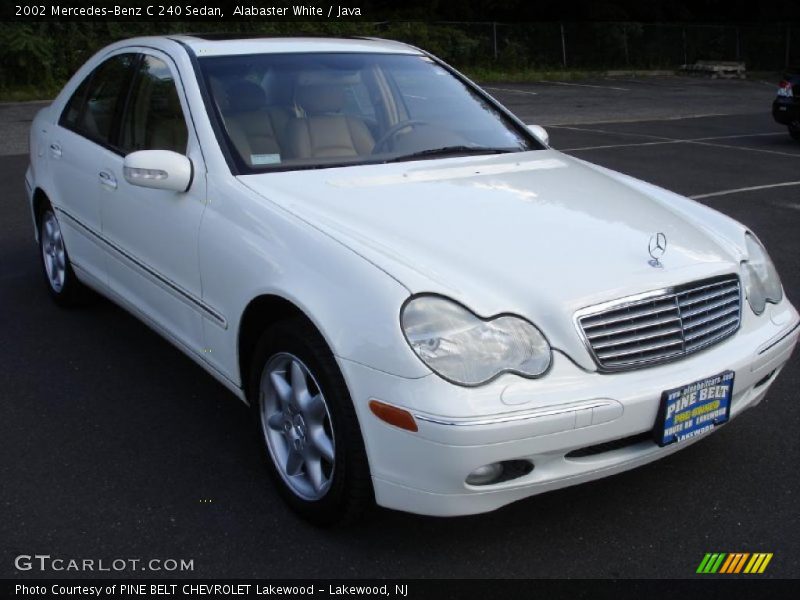 Alabaster White / Java 2002 Mercedes-Benz C 240 Sedan