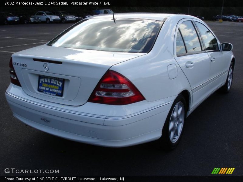 Alabaster White / Java 2002 Mercedes-Benz C 240 Sedan