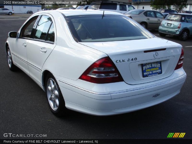Alabaster White / Java 2002 Mercedes-Benz C 240 Sedan