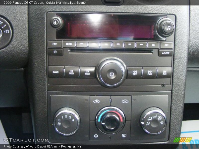 Quicksilver Metallic / Ebony 2009 Pontiac G6 GT Sedan