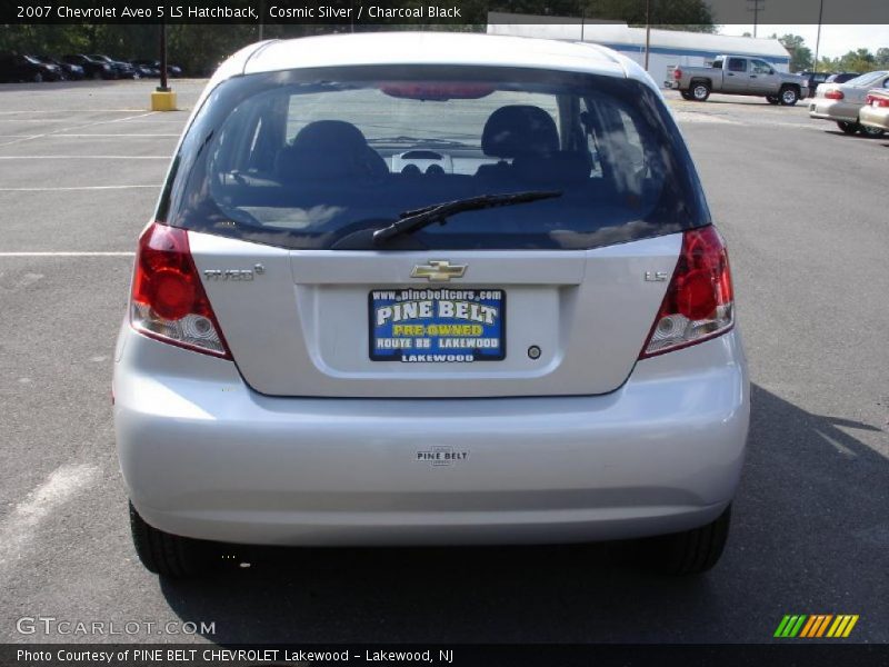 Cosmic Silver / Charcoal Black 2007 Chevrolet Aveo 5 LS Hatchback