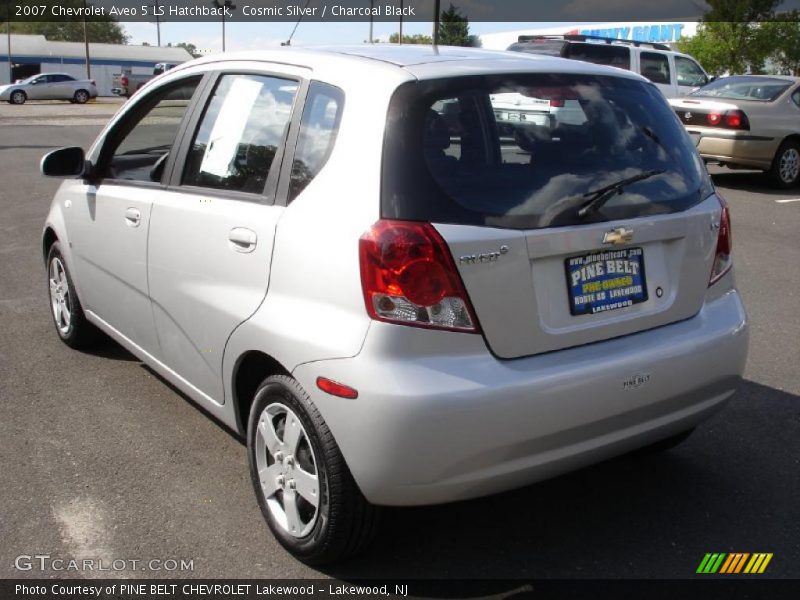 Cosmic Silver / Charcoal Black 2007 Chevrolet Aveo 5 LS Hatchback