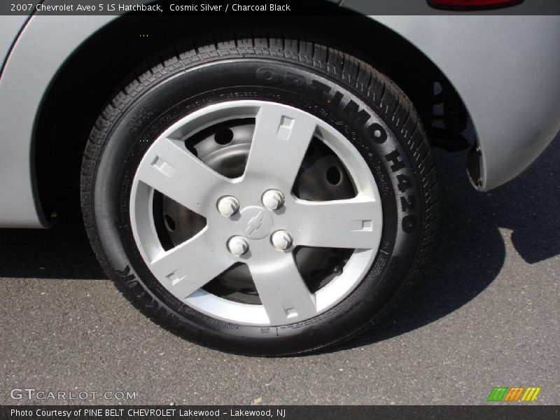Cosmic Silver / Charcoal Black 2007 Chevrolet Aveo 5 LS Hatchback