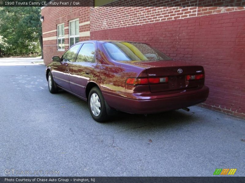 Ruby Pearl / Oak 1998 Toyota Camry CE