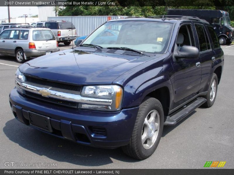 Imperial Blue Metallic / Light Gray 2007 Chevrolet TrailBlazer LS
