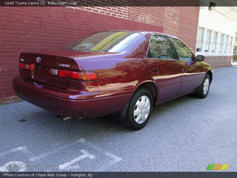 Ruby Pearl / Oak 1998 Toyota Camry CE