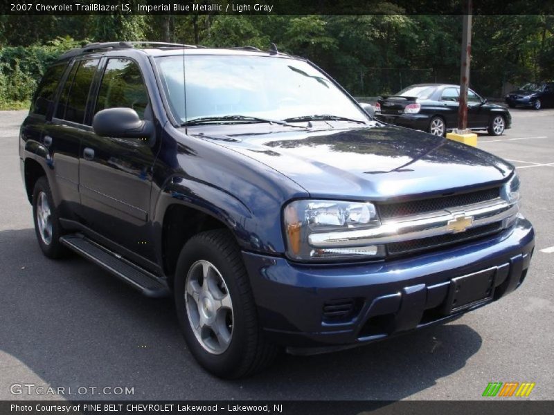 Imperial Blue Metallic / Light Gray 2007 Chevrolet TrailBlazer LS