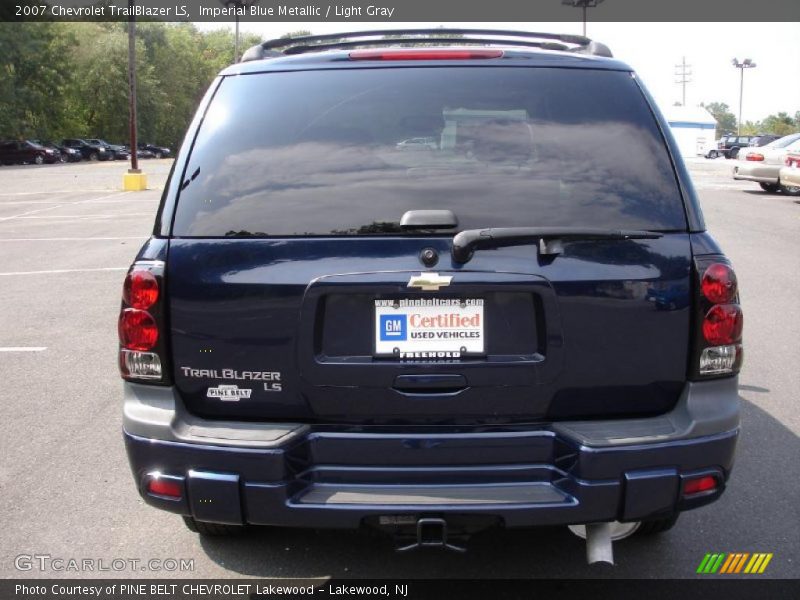 Imperial Blue Metallic / Light Gray 2007 Chevrolet TrailBlazer LS