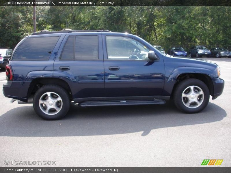 Imperial Blue Metallic / Light Gray 2007 Chevrolet TrailBlazer LS