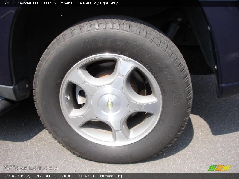 Imperial Blue Metallic / Light Gray 2007 Chevrolet TrailBlazer LS
