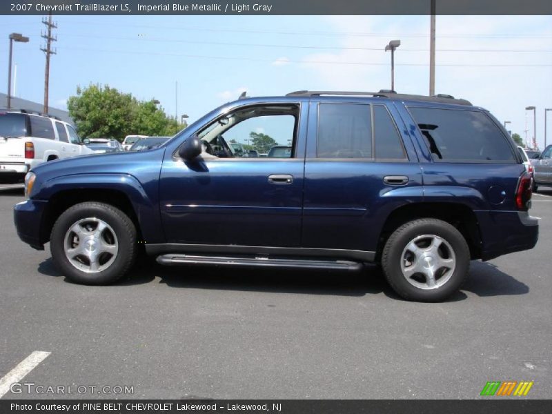 Imperial Blue Metallic / Light Gray 2007 Chevrolet TrailBlazer LS