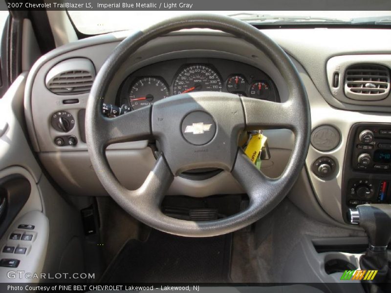 Imperial Blue Metallic / Light Gray 2007 Chevrolet TrailBlazer LS