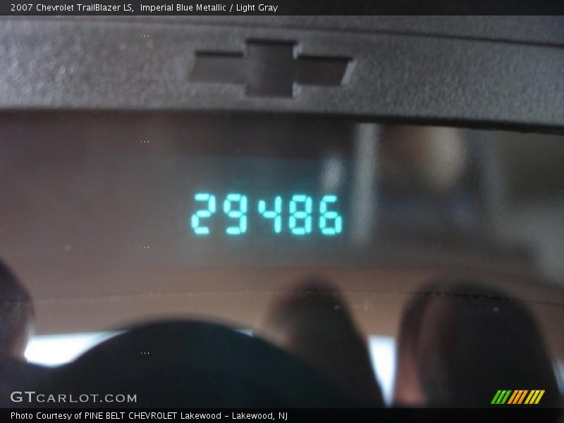 Imperial Blue Metallic / Light Gray 2007 Chevrolet TrailBlazer LS
