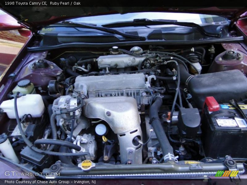 Ruby Pearl / Oak 1998 Toyota Camry CE