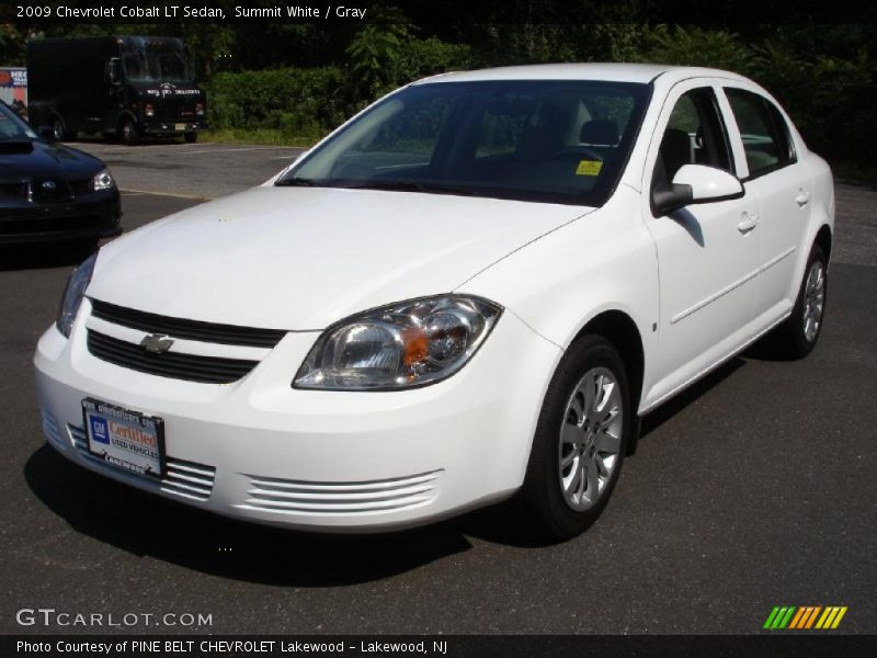 Summit White / Gray 2009 Chevrolet Cobalt LT Sedan