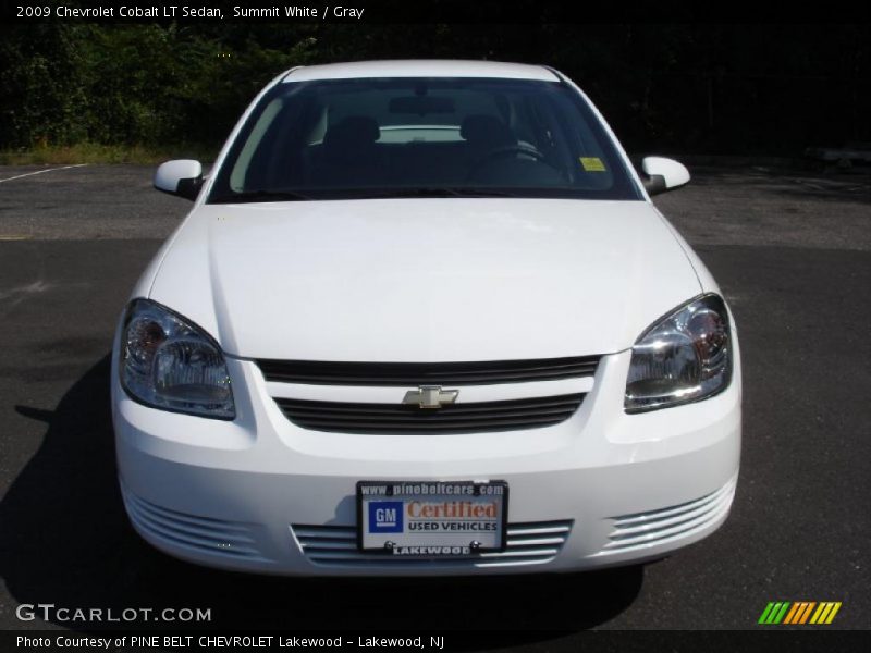 Summit White / Gray 2009 Chevrolet Cobalt LT Sedan