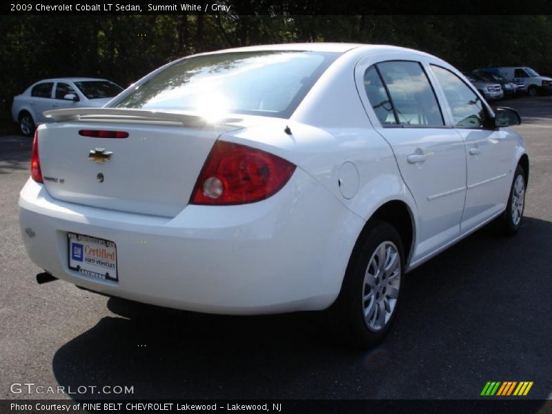Summit White / Gray 2009 Chevrolet Cobalt LT Sedan