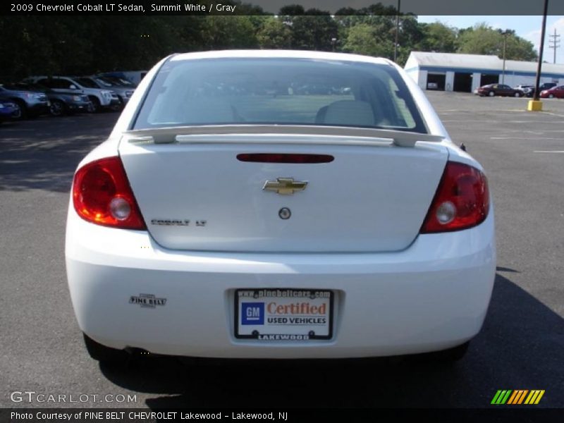 Summit White / Gray 2009 Chevrolet Cobalt LT Sedan