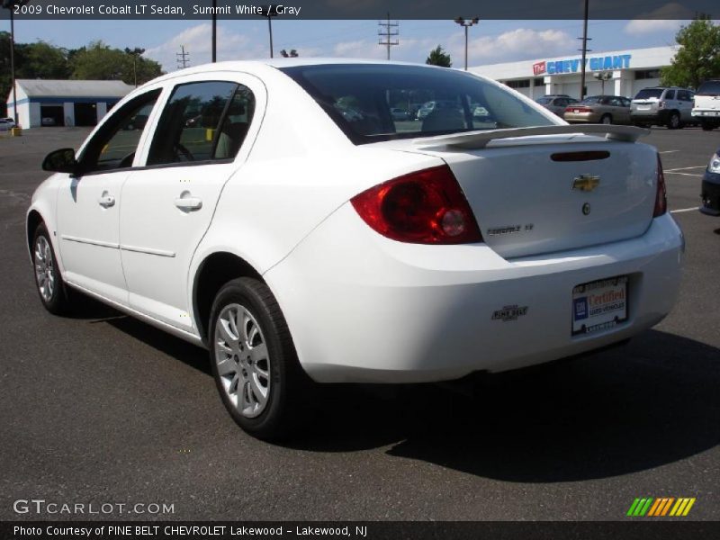 Summit White / Gray 2009 Chevrolet Cobalt LT Sedan