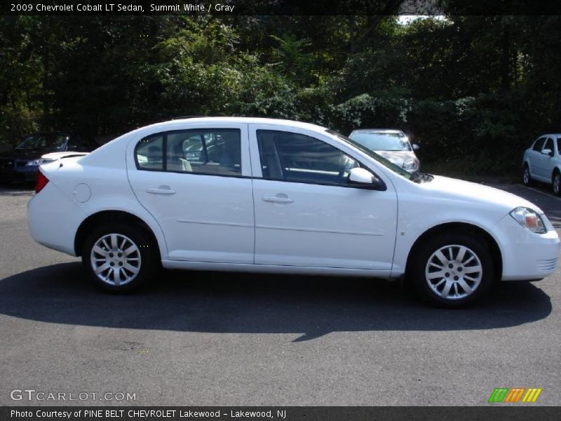 Summit White / Gray 2009 Chevrolet Cobalt LT Sedan