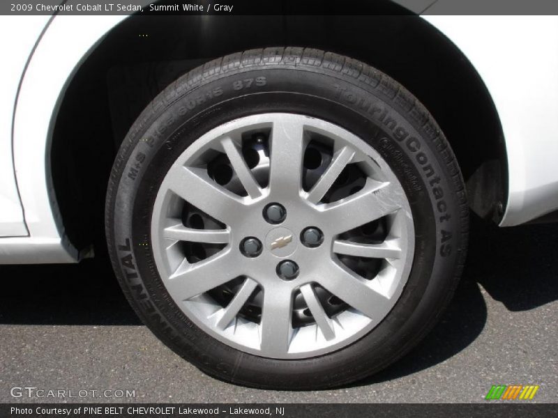 Summit White / Gray 2009 Chevrolet Cobalt LT Sedan