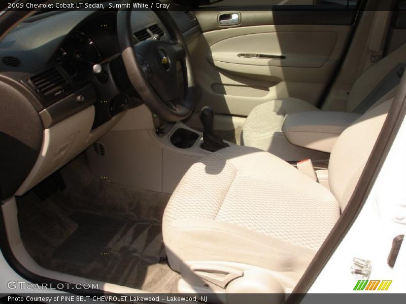 Summit White / Gray 2009 Chevrolet Cobalt LT Sedan