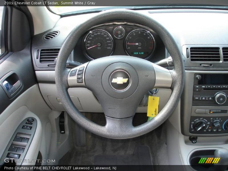 Summit White / Gray 2009 Chevrolet Cobalt LT Sedan