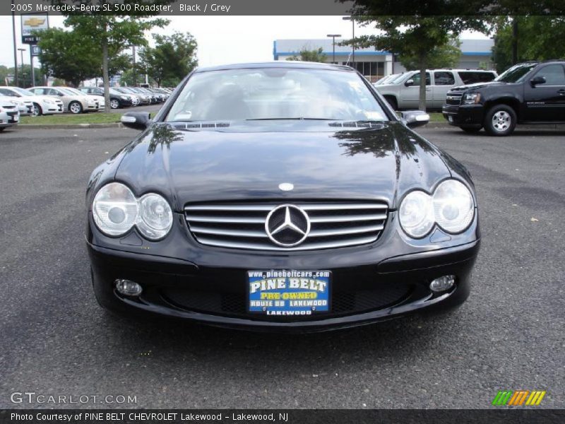 Black / Grey 2005 Mercedes-Benz SL 500 Roadster