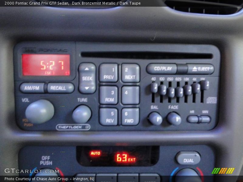 Dark Bronzemist Metallic / Dark Taupe 2000 Pontiac Grand Prix GTP Sedan