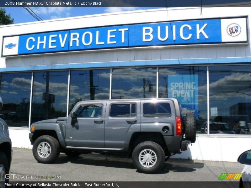 Graphite Metallic / Ebony Black 2008 Hummer H3 X