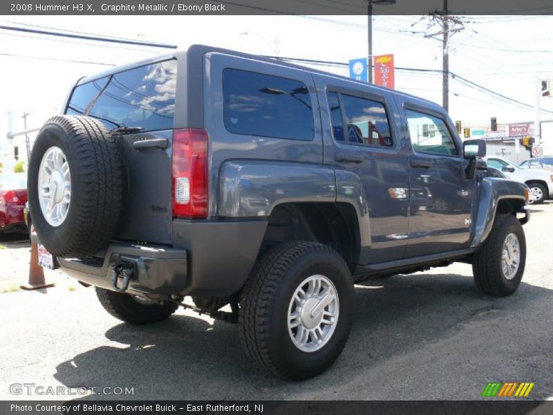 Graphite Metallic / Ebony Black 2008 Hummer H3 X