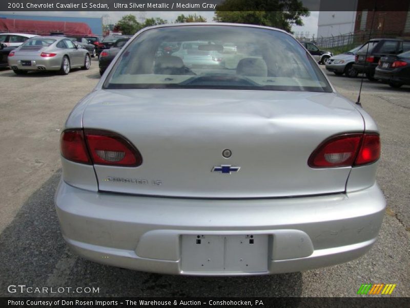 Ultra Silver Metallic / Medium Gray 2001 Chevrolet Cavalier LS Sedan